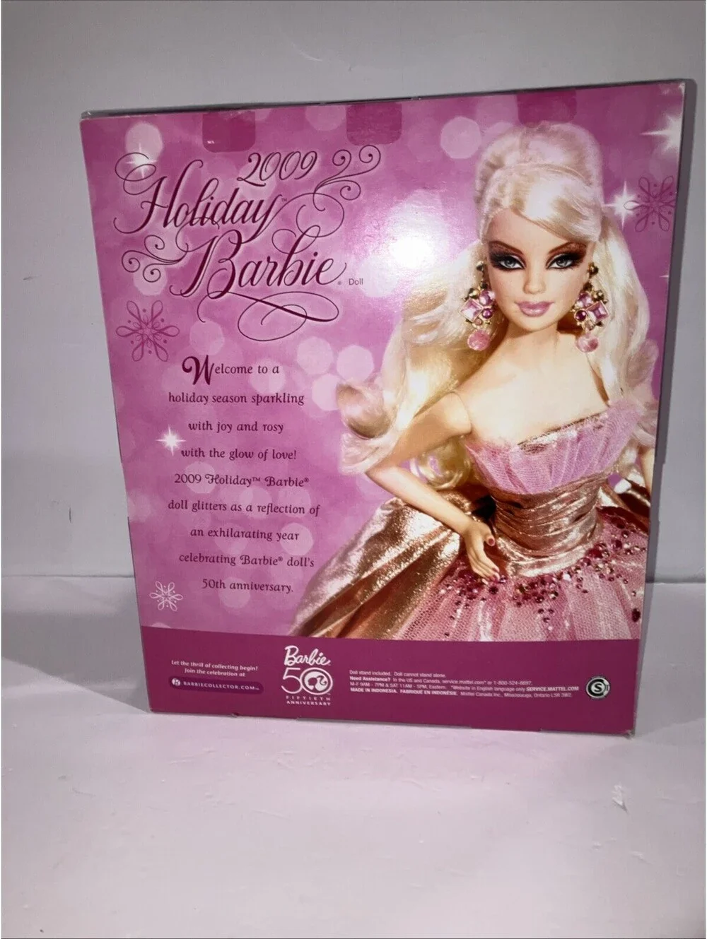 2009 Holiday Barbie Collector Doll 50th Anniversary Edition Mattel NEW In Box